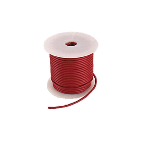 Primary Wire, GPT, 14 AWG, Copper, Red, PVC Jacket, Stranded